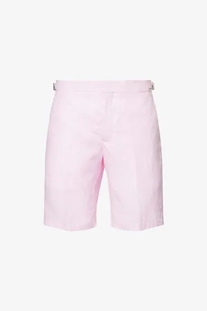 Orlebar Brown Mens Norwich Slim-Fit Linen Shorts