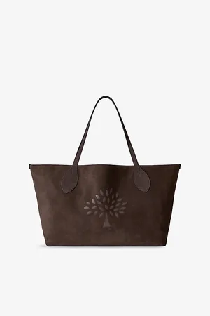 MULBERRY Womens Oversized Tree Suede Tote Bag