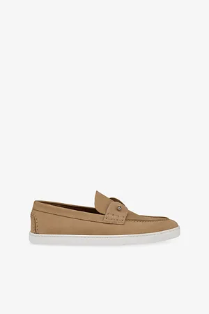 Christian Louboutin Mens Chambeliboat Leather Boat Shoes