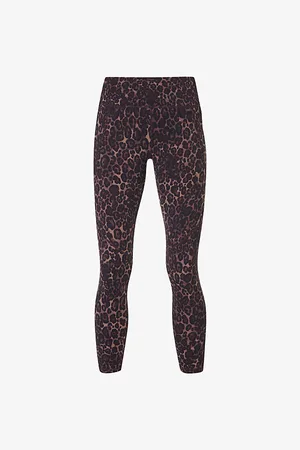 Sweaty Betty Womens Power 7/8 Leopard-Print High-Rise Stretch-Jersey Leggings