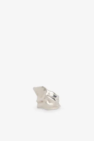 DRIES VAN NOTEN Mens Textured Brass Ring