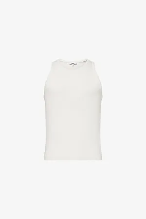 AGOLDE Mens Viggo Ribbed Cotton-Jersey Tank Top