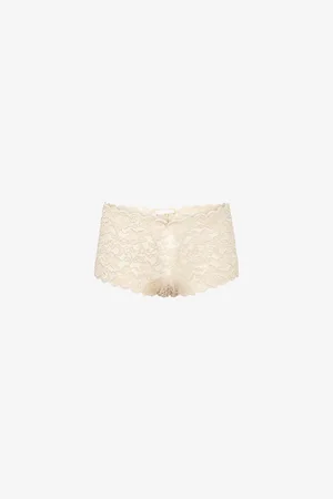 Hanro Womens Moments Maxi Stretch-Lace Briefs