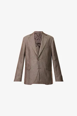Oscar Jacobson Mens Ferry Soft Linen Blazer