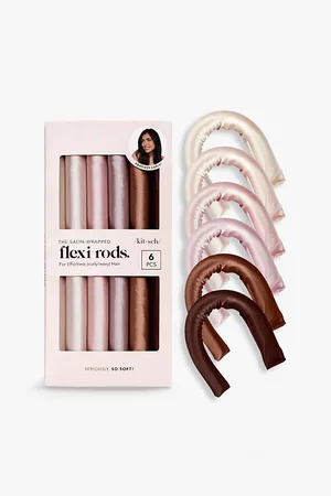 KITSCH Regular Satin Hair Flexi Rods Pack Of Four