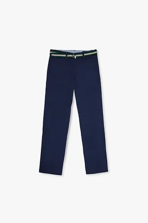 Ralph Lauren Bedford Belted Straight-Leg Stretch-Cotton Twill Trousers 2-14 Years