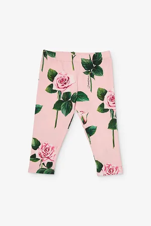 Dolce & Gabbana Floral Tapered-Leg Stretch-Cotton Leggings