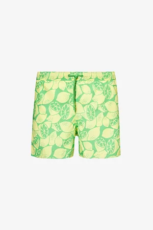 Björn Borg Mens Lemon-Print Recycled-Polyester Swim Shorts