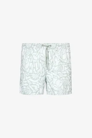 Björn Borg Mens Abstract-Print Recycled-Polyester Swim Shorts