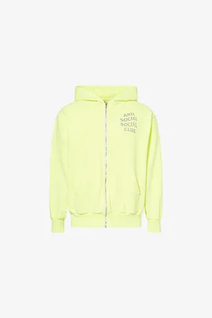 ANTI SOCIAL SOCIAL CLUB Mens Glitter Full-Zip Cotton-Jersey Hoody