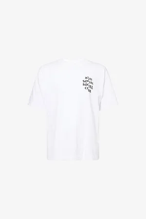 ANTI SOCIAL SOCIAL CLUB Mens Sliced Mind Games Short-Sleeve Cotton-Jersey T-Shirt