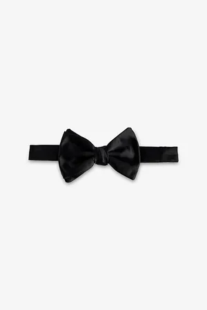 Emporio Armani Mens Adjustable Silk Bowtie