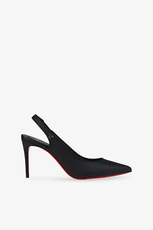 Christian Louboutin Womens Sporty Kate Sling 85 Leather Heeled Courts