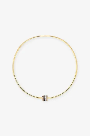 Boucheron Womens Quatre Classique 18ct Yellow-Gold, White-Gold, Pink-Gold, Pvd and 0.32ct Diamond Necklace