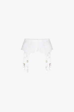 Agent Provocateur Womens Alysia Sheer Embroidered Suspender