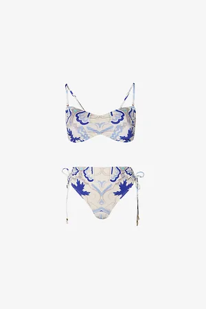 By Malina Womens Lottie High-Rise Bikini Bottoms