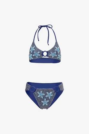 OCEANUS Womens Mias Marina Rhinestone-Embellished Bikini