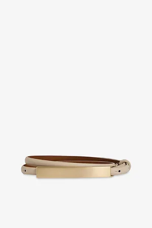 Reiss Womens Ivy Leather Waist Belt