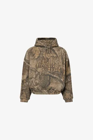 Cole Buxton Mens Kangaroo-Pocket Cotton-Jersey Hoody
