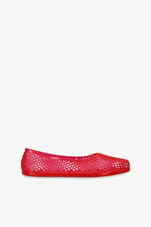 Ancient Greek Sandals Womens Iro Mesh-Textured PVC Ballet Flats