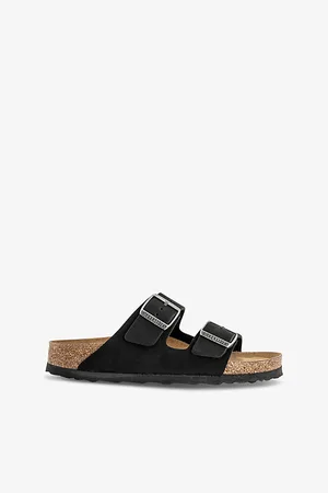 Birkenstock Womens Arizona Narrow-Fit Leather Sandals