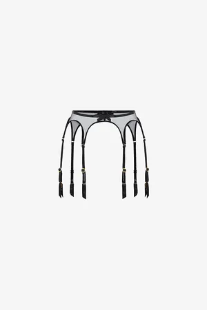 Agent Provocateur Womens Ariella Sheer Tulle Suspender