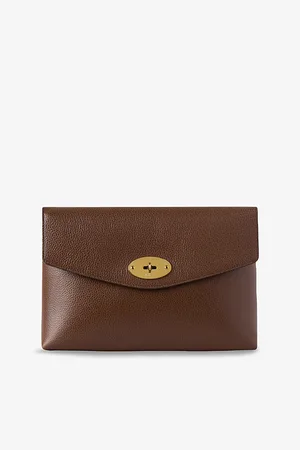 MULBERRY Womens Darley Large Leather Cosmetics Pouch