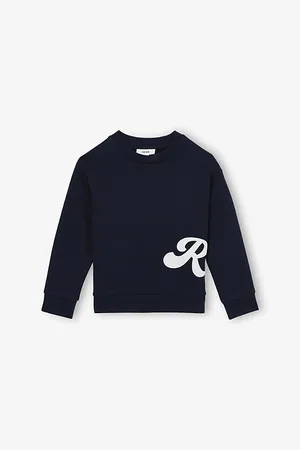 Reiss Grover Logo Script Cotton-Blend Sweatshirt 9-13 Years