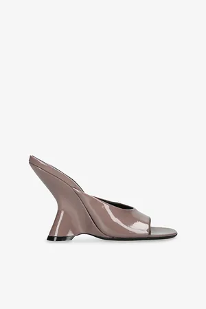 DRIES VAN NOTEN Womens Bulle Leather Heeled Mules