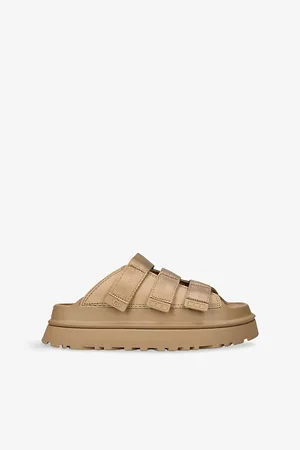 UGG Womens Goldenglow Slide Woven Sandals