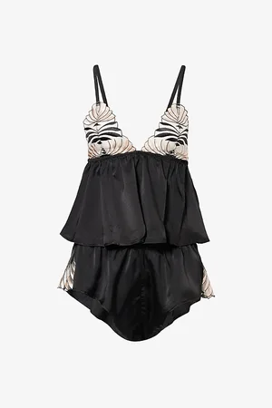 BlueBella Womens Katerine Luxury Satin Cami and Short Set