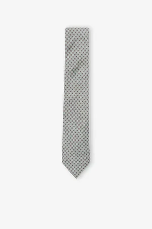 Reiss Mens Santo Medallion-Pattern Silk Tie