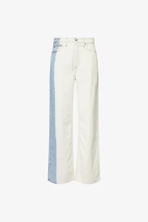 RAG&BONE Womens The Logan Wide-Leg Denim-Blend Jeans