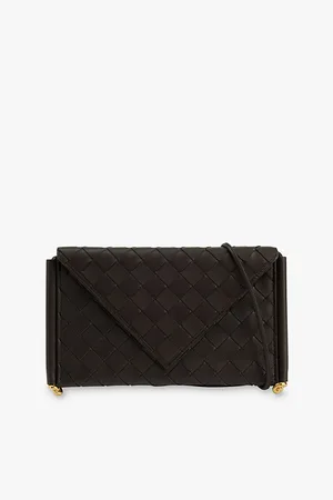 Bottega Veneta Womens Intrecciato-Leather Cross-Body Bag