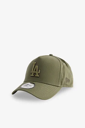 New Era Mens 9Forty La Dodgers Team Outline Cotton-Twill Baseball Cap