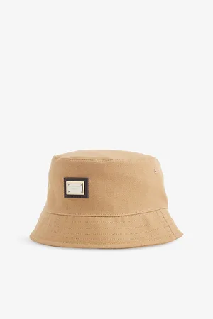 Dolce & Gabbana Logo-Plaque Cotton Bucket Hat