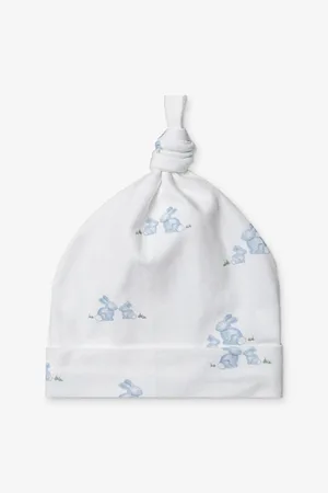 FrenchTrotters Bunny-Print Cotton Hat