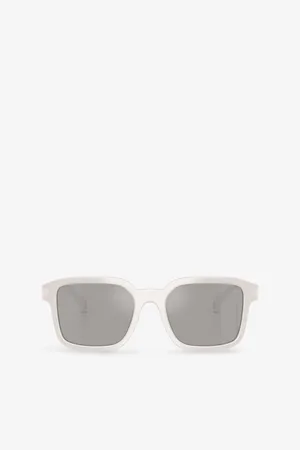 Moncler Me6006 Quaderna Square-Frame Acetate Sunglasses