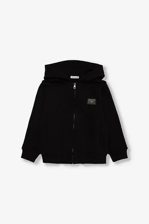 Dolce & Gabbana Brand-Plaque Two-Welt-Pockets Cotton-Jersey Hoody 4 Years