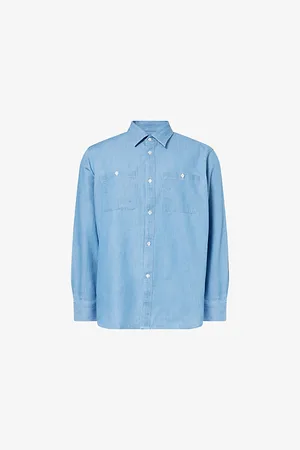 Paul Smith Mens Patch-Pocket Casual-Fit Cotton Shirt