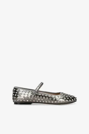 Steve Madden Womens Vinetta-R Faux-Leather Mary Jane Flats
