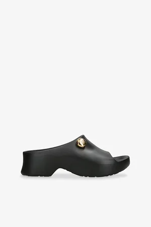 Loewe Womens Foam Anagram Pebble Slides