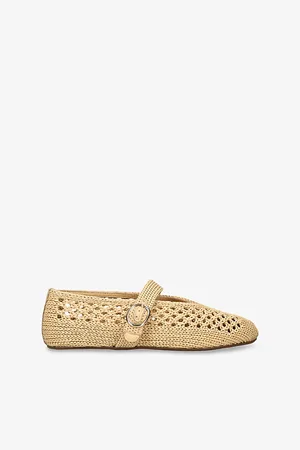 Steve Madden Womens Alara Woven Ballet Flats