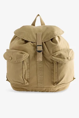 Ralph Lauren Mens Two-Pocket Canvas Backpack