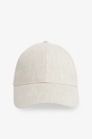 Whistles Womens Adjustable Linen Baseball Cap