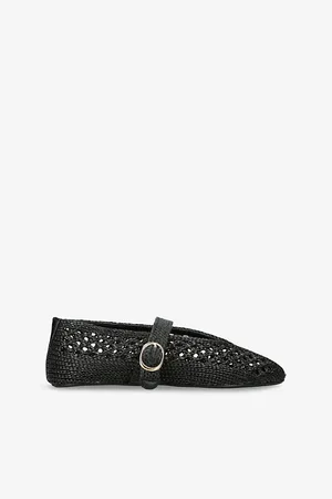 Steve Madden Womens Alara Woven Ballet Flats