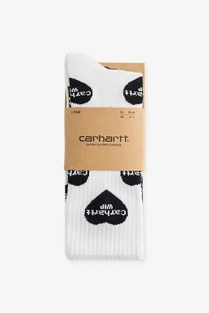 Carhartt Womens Heart Logo Stretch-Cotton Socks