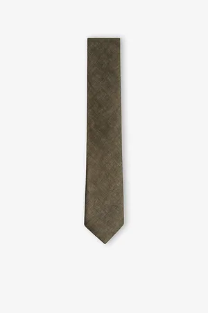 Reiss Mens Elio Plain Linen Tie