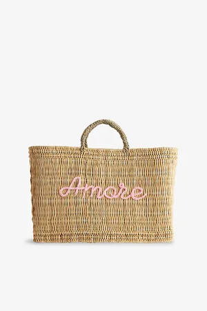 Bonita Womens Amore Reed Basket Bag