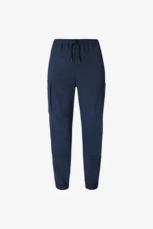 Sweaty Betty Womens Quinn Patch-Pocket Tapered Stretch-Cotton Cargo Trousers